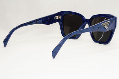 Prada Sunglasses Blue Black Triangle Symbole Marble PR09ZV