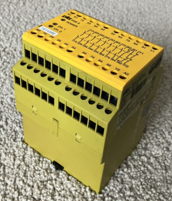 Pilz 774150 PZE9 Safety Relay 24VDC with 8 NO, 2 NC