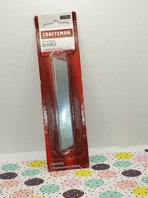 Craftsman Set Of 5 Replacement Blades 37253. For 3 -7/8 In Handi-cut