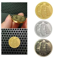 New CW Training Coin Morse Code Training Coin Amateur Radio Novice Key Practice