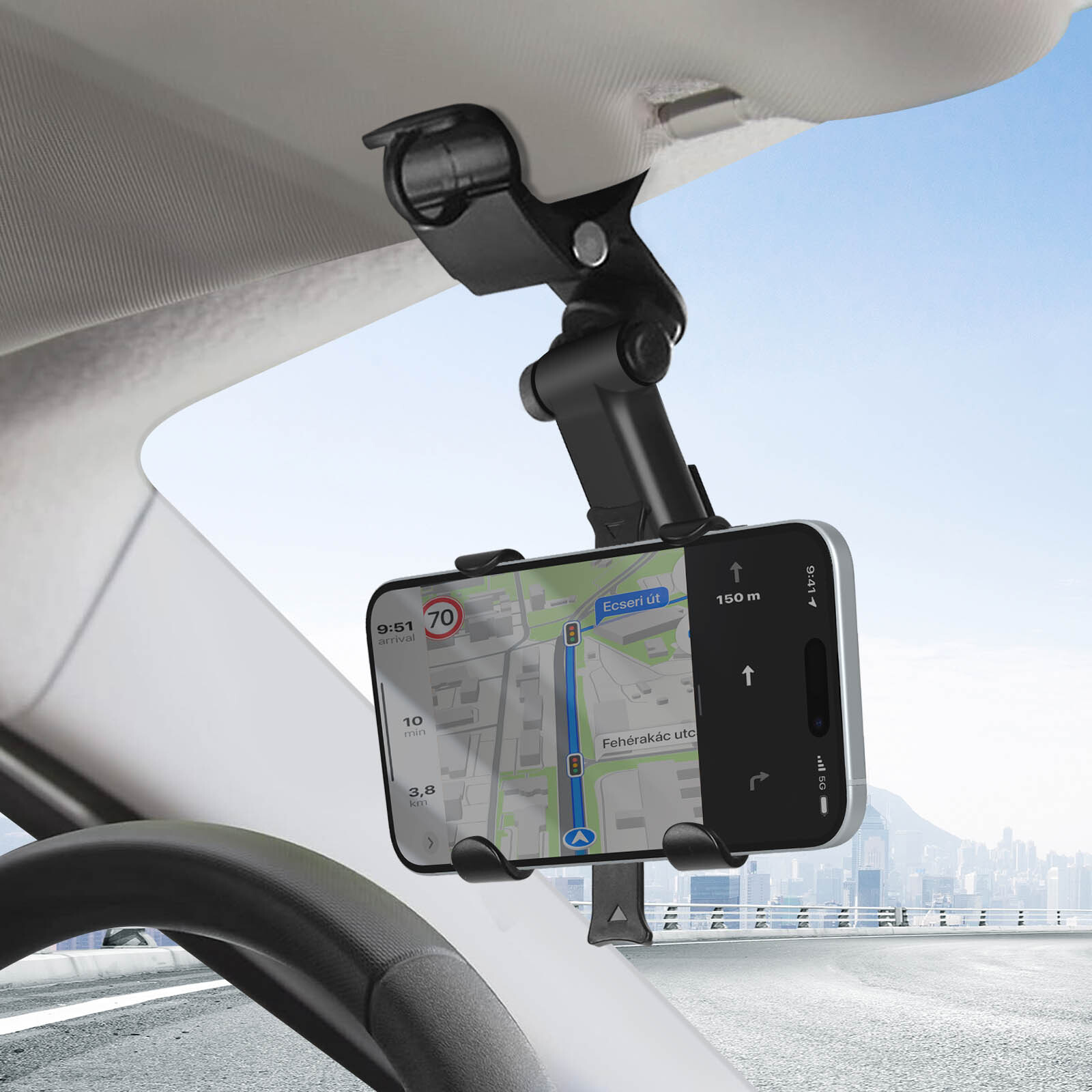 LinQ Car Mount Vent Mount Sun Visor Dashboard
