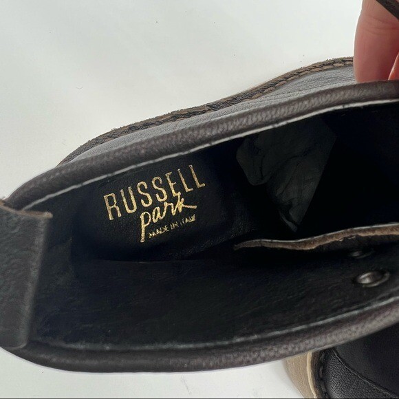 Russell Park Leather Lace Up Boots | eBay display picture 1