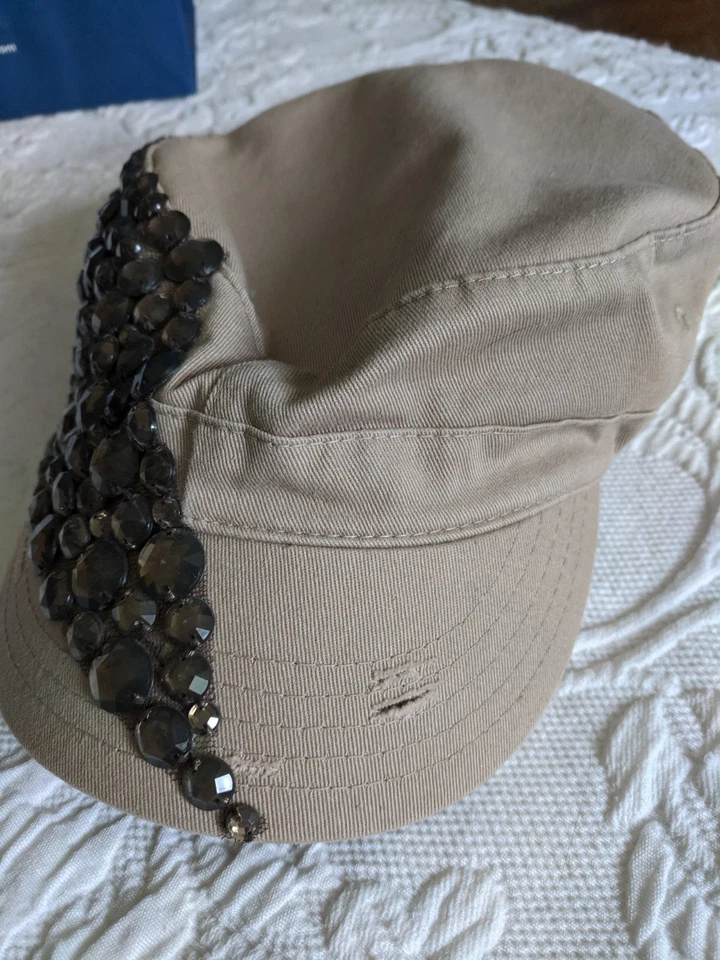 Olive And Pique Women's Cap Hat With Ornament Olive Green - Image 2 of 4