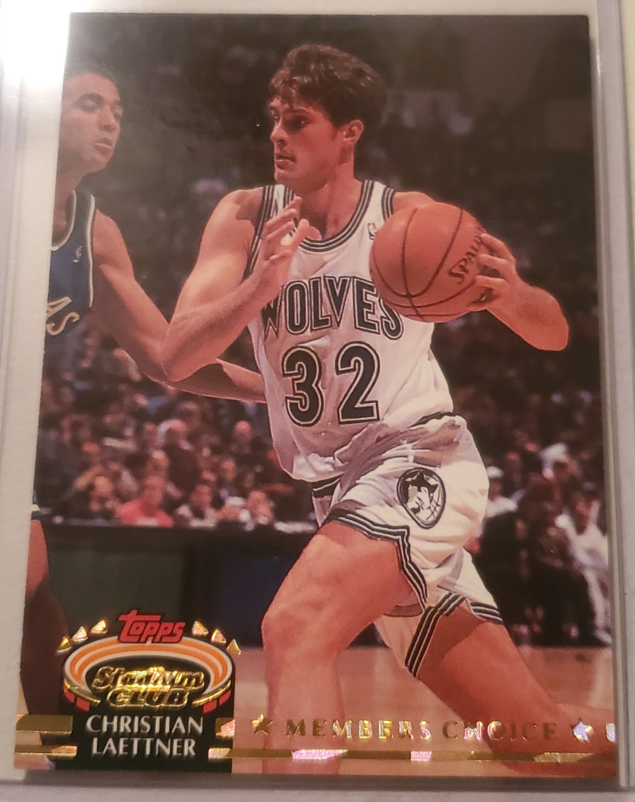 1992-93 STADIUM CLUB #206 CHRISTIAN LAETTNER MINNESOTA TIMBERWOLVES ROOKIE