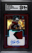 Trey McBride - 2022 Panini One Rookie RPA W/ On Card Auto 42 /49 SGC 9/10