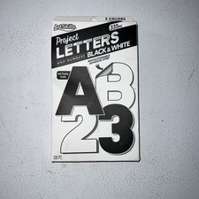 ArtSkills Project / Poster Letters + Numbers - Black & White - 335pcs