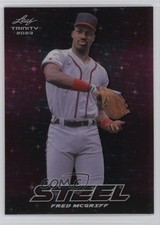 2023 Leaf Trinity Mega Box Steel Pink Stars & Dots /25 Fred McGriff HOF 1u33