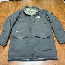 The North Face Hyvent McMurdo Goose Down Parka Sz Large Black