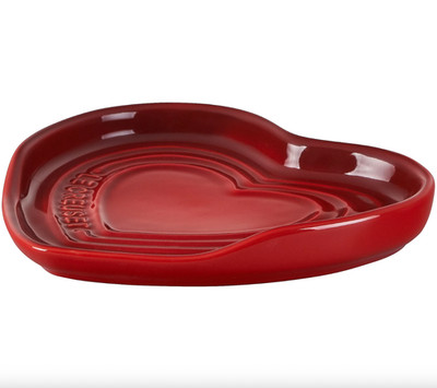Le Creuset L'Amour Valentine's Day Heart-Shaped Spoon Rest