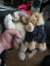 2 Ty Classic "Yappy" Yorkshire Terrier Scruffy stuffed plush toy