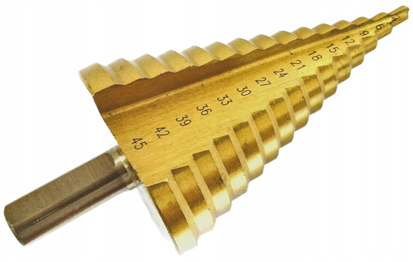 Stufenbohrer Hss Tin 4-45Mm SchäLbohrer Kegelbohrer Konusbohrer Senkbohrer-image
