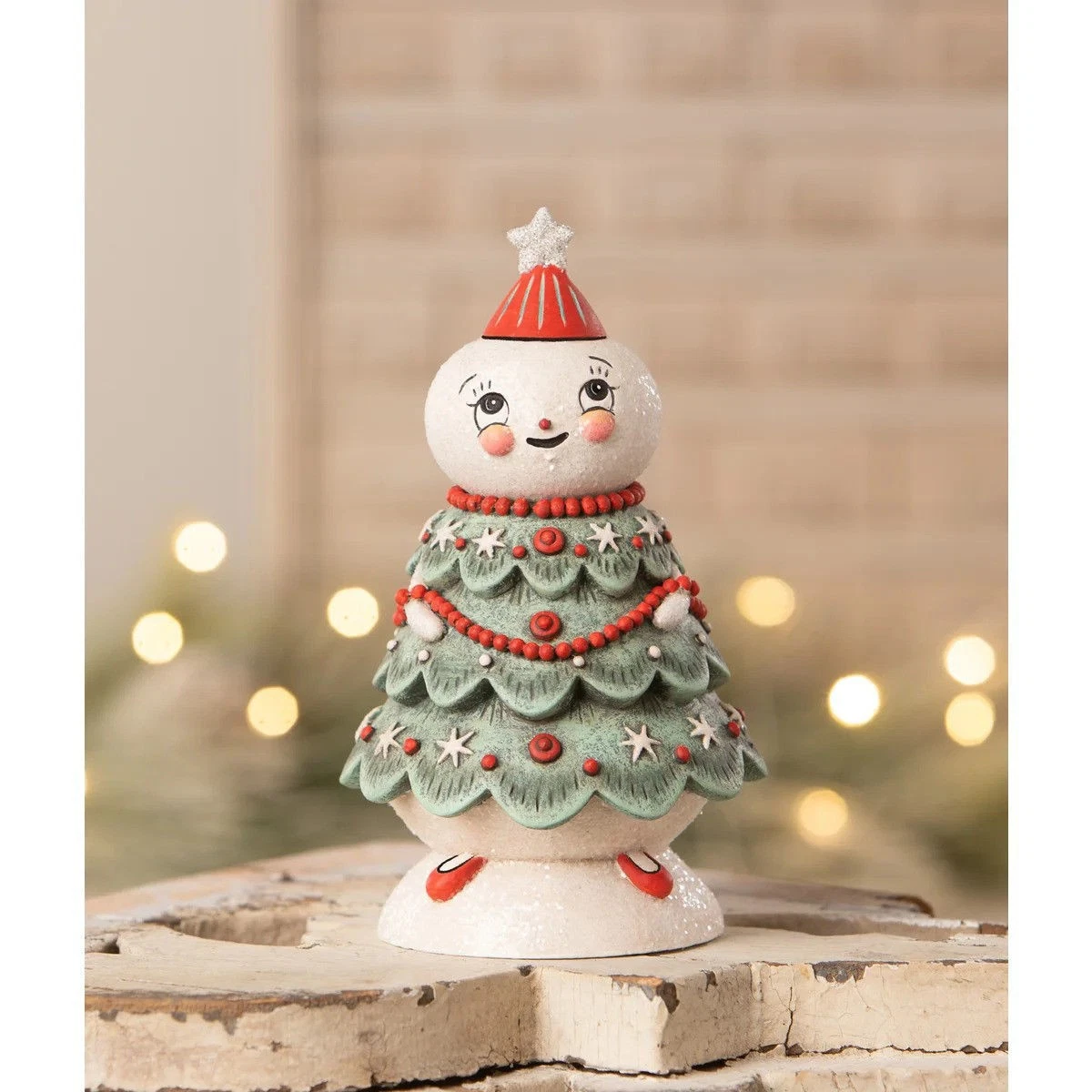 Bethany Lowe Frosty Treena Jolly Jar