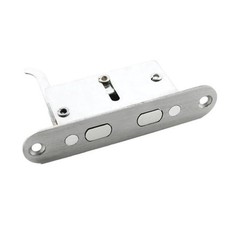 L30854 - HOOPLY Auxiliary Lock For Container Doors - Satin Stainless Steel