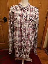 Men's Buffalo David Bitton Plaid Shirt XL