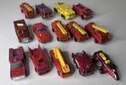 Vintage Diecast Fire Truck Lot 14 Rescue Vehicles Hot Wheels Matchbox Superfast