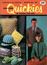 Rug Yarn Quickies to Crochet and Knit | Coats & Clark 161