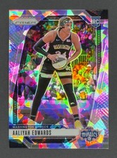 2024 Panini Prizm WNBA - Ice Prizms #70 - Aaliyah Edwards - Washington Mystics
