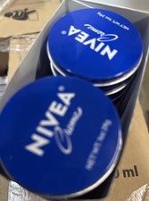 NIVEA Creme Body, Face and Hand Moisturizing Cream, 1oz Tin 18 Pack Retail Box