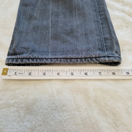 Pantalones de mezclilla GAP para hombre 30x32 negros calce recto tiro medio descolorido botón mosca - Imagen 12 de 12
