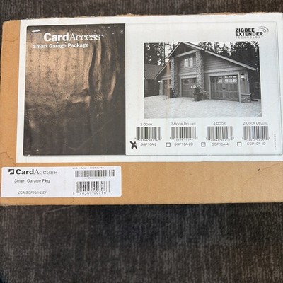 Card Access Smart Garage Package - Control4 - ZCA-SGP10A-2-ZP. New