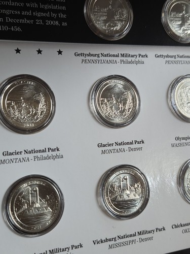 2011 America the Beautiful Quarters Uncirculated 10 Coin Set - Picture 6 of 8