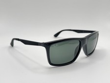 Ray-Ban RB4228 601/71 Gloss Black/ Green Lenses Sunglasses Italy READ DESCRIPT