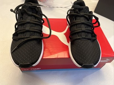 Puma Ladies' Prowl Knit Shoe Lace Up Sneaker Shoe - Black - Choose Size 6