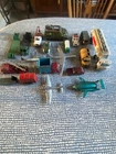 COLLECTION OF 19 VINTAGE DIECAST VEHICLES - INC DINKY , CORGI LESNEY ETC