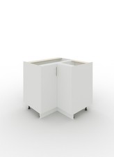 JD Greta Adjustable Kitchen Corner Unit 900mm Storage Cabinet – White Matt