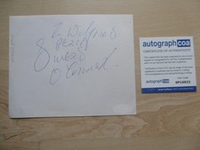 Sinead O'Connor autograph signed 14x17 cm album sheet ACOA