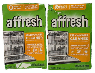 Affresh W10549851 Dishwasher Cleaner 6 Tablets In Each Box 12 TOTAL