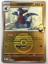 Cynthia's Gabite Reverse Holo Pokeball Ascended Heroes #110/217 Pokemon