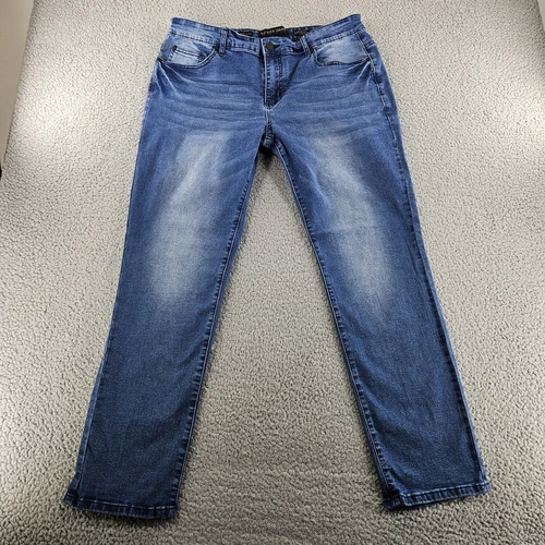 Jean homme Nick Danger 36x30 bleu coupe slim droit supreme flex stretch