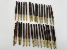 Hand Carved Bird theme Wood Bullet Casing Cal...
