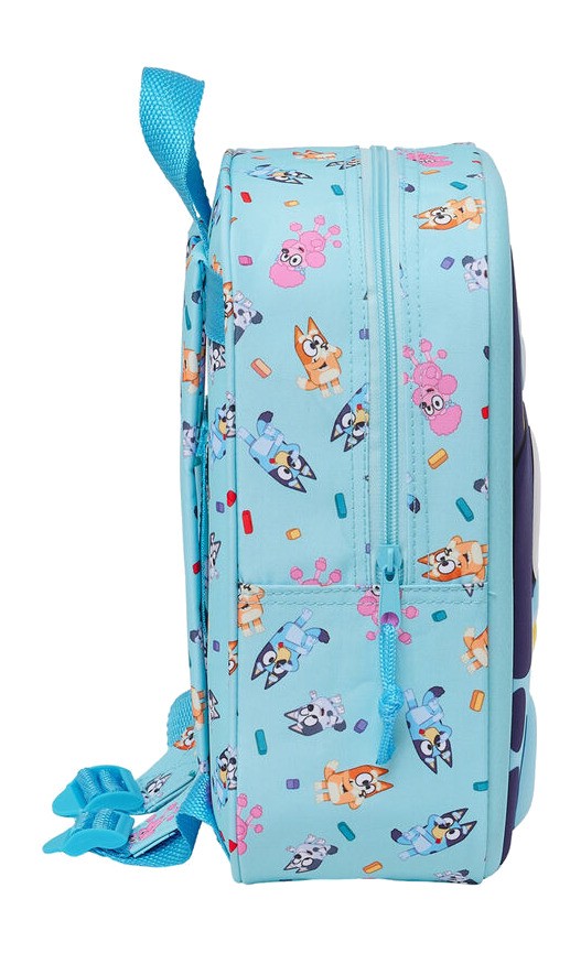 SAFTA Sac à dos enfant avec design 3D BLUEY 27 CM 23X1,5X32 | eBay