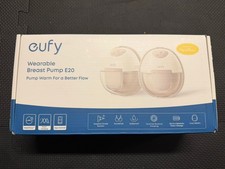 eufy Breast Pump E 20, Heated Wearable, Slim Design Hands-Free - Open Box