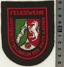 Universitätsklinikum der RWTH Aachen NRW patch NEU Werkfeuerwehr Betriebsfeuerwe