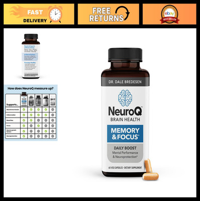 Memory & Focus Supplement - Brain Health Support, Cognitive Boost - 60 Capsules