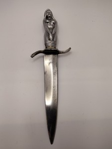 Vintage "The Maiden" Nude Lady Dagger  JAPAN