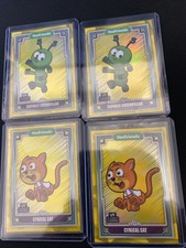 2025 Topps Chrome VeeFriends Lot Of 4, Yellow Refractor, #40,#40,#44,#44
