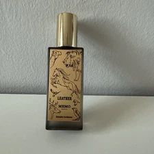 MEMO PARIS LEATHER EXTRAITS  CARDINAUX EAU DE PARFUM 1 OZ/30ML  UNBOXED WITH CAP