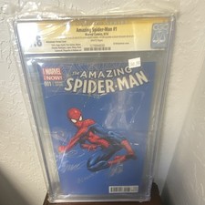 Marvel Amazing Spider-Man #1 (2014) CGC 9.8 SS McGuinness Variant Signed