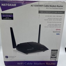 Netgear C6220 Wifi Cable Modem Router Dual Band Gigabit New