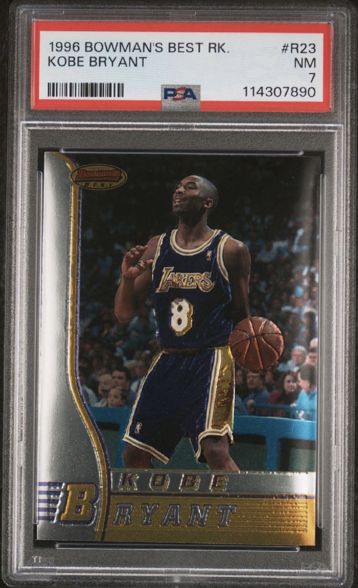 1996-97 Bowman's Best - Kobe Bryant - #R23 Rookie PSA 7 Near Mint