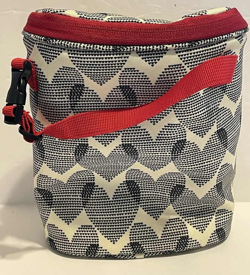 Bolso biberón doble Skip Hop Grab and Go - Corazones Foto 3 de 4