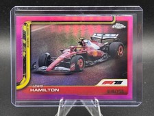 2025 Topps Chrome Formula 1 F1 Lewis Hamilton Pink Refractor 16/250 #76