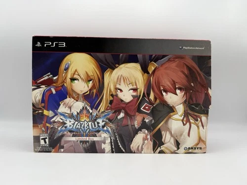 Blazblue Chrono Phantasma Limited Edition PS3 Missing Rachel Alucard Figure