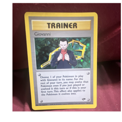 Pokemon TCG Giovanni Gym Challenge 18/132 Holo Rare Unlimited English Sugimori