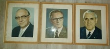 3x ! Amtstubenbilder selten DDR HONECKER SED stoph sindermann sammler ostalgie