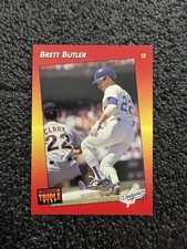 1992 Donruss Triple Play - Will Clark, Brett Butler #59 Will Clark Fielding A